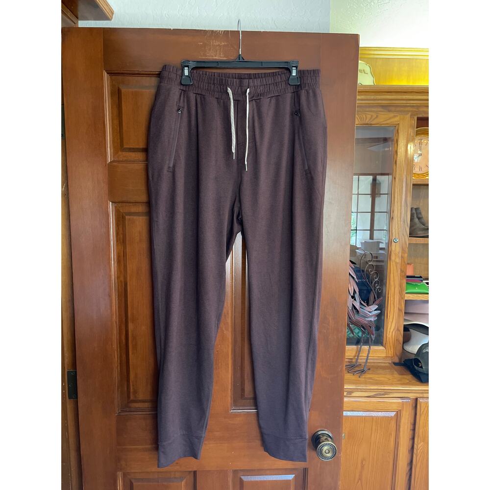 Vuori Men’s Ponto Performance Joggers Dark Brown Heather XL V438